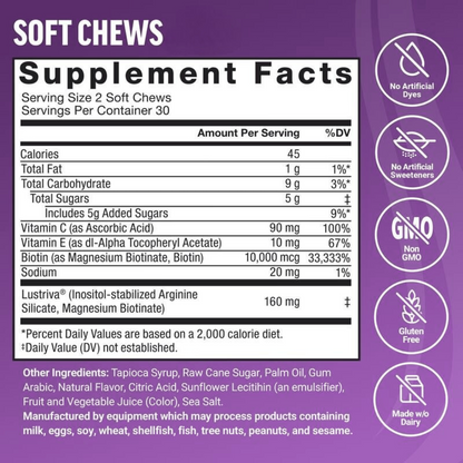 Klyvu Hair Growth Accelerator Gummies