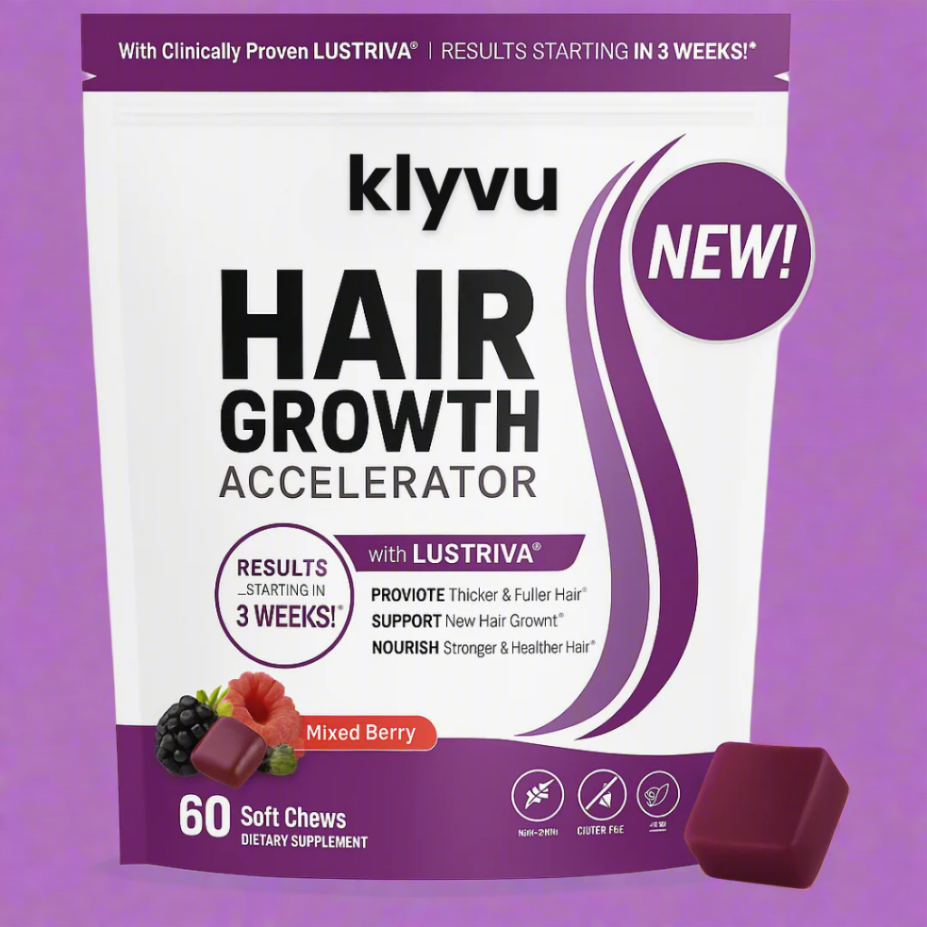 Klyvu Hair Growth Accelerator Gummies